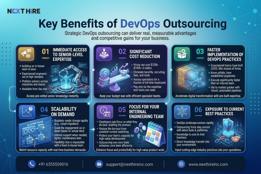 key benefits of DevOps Outsourcing